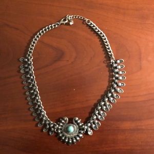 Gun metal necklace